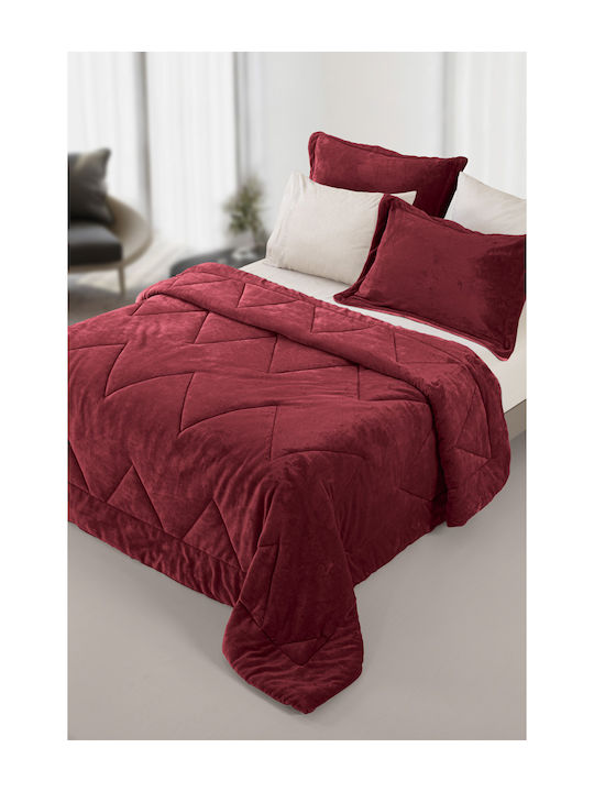 Guy Laroche Duvet Cover Queen 220x240cm Drops Wine 660 GSMGsm