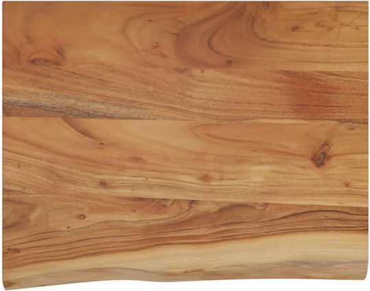 Ράφι Live Edge Καφέ 40x30x2.5εκ.
