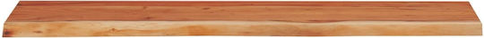Ράφι Live Edge Καφέ 70x20x2.5εκ.