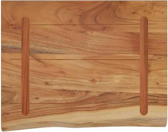 Ράφι Live Edge Καφέ 40x30x2.5εκ.