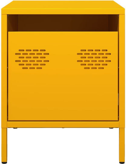 Комоди Метални Жълт 2бр 35x39x43.5см
