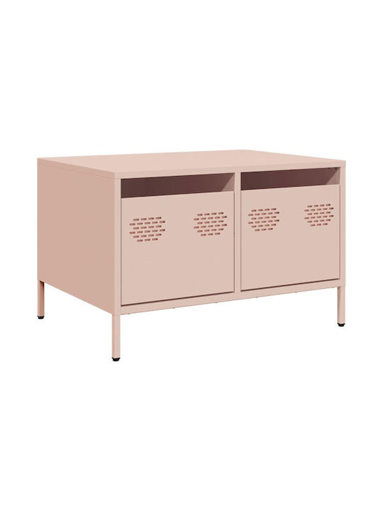 TV Stand Metal Pink L68xW50xH43.5cm