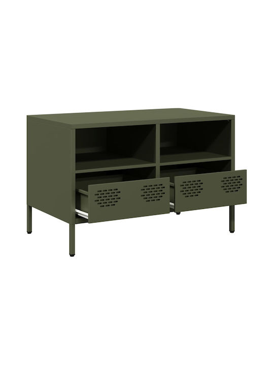 vidaXL TV-Ständer Metall Limette M68xT39xH43.5cm