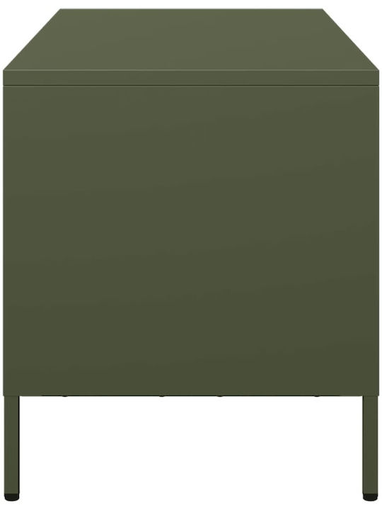 vidaXL TV-Ständer Metall Limette M68xT39xH43.5cm