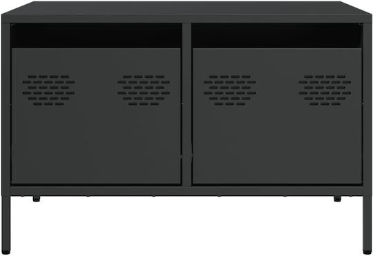 TV-Ständer Aus Metall Schwarz M68xP50xH43.5cm