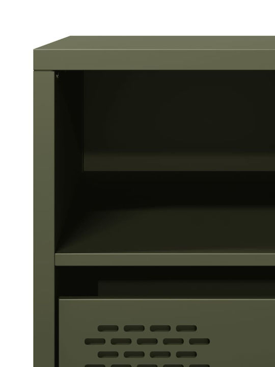 vidaXL TV-Ständer Metall Limette M68xT39xH43.5cm