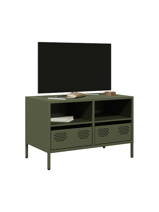 vidaXL TV-Ständer Metall Limette M68xT39xH43.5cm