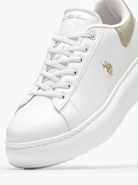 U.S. Polo Assn. Assn Kinder Sneakers Weiß