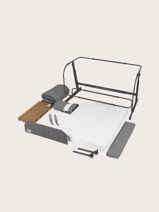 Lionelo Люлка Thomi Plus с Матрак и Колела Gray Concrete