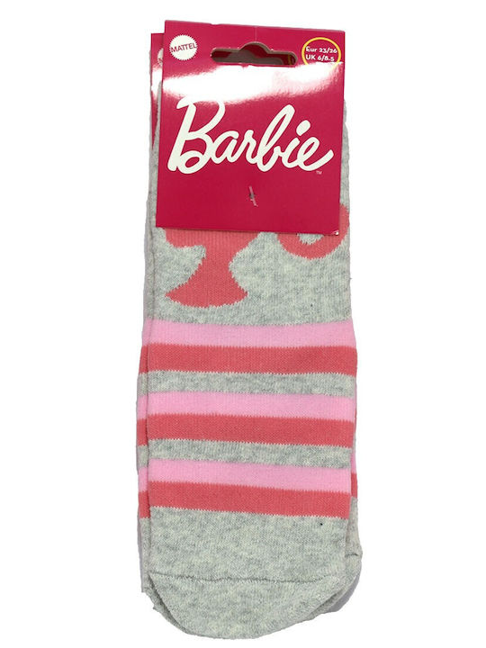 Barbie Παιδικές Κάλτσες Αντιολισθητικές Γκρί Barbie Παιδικές Κάλτσες Αντιολισθητικές Γκρί