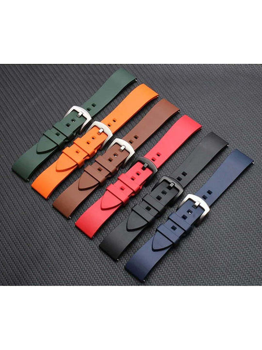 Gummi-Armband Blau 22mm