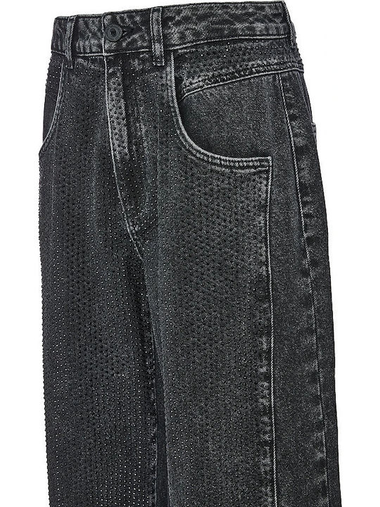 Ψηλόμεσο Γυναικείο Jean Παντελόνι Black