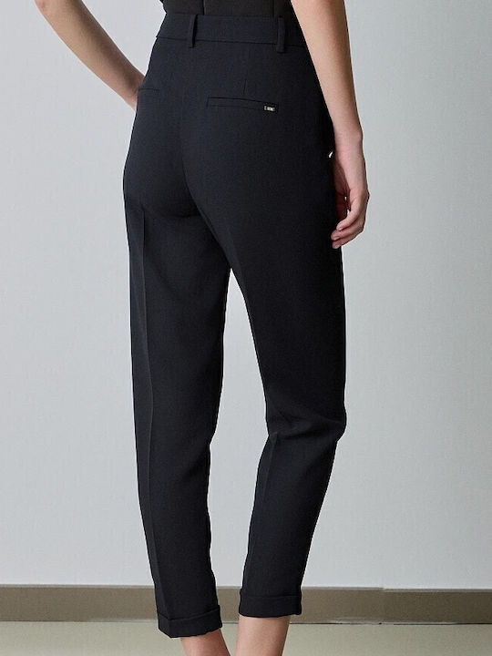 Damen Stoff Hose Black