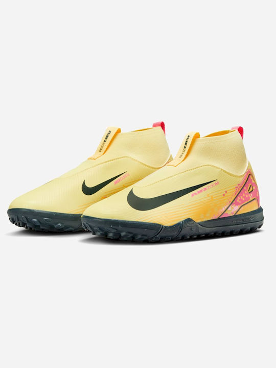Mercurial Superfly 10 Academy Kylian Mbappé TF Παιδικά Ποδοσφαιρικά Παπούτσια με Σχάρα Κίτρινα
