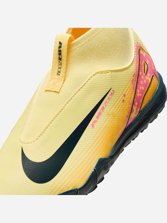 Mercurial Superfly 10 Academy Kylian Mbappé TF Παιδικά Ποδοσφαιρικά Παπούτσια με Σχάρα Κίτρινα