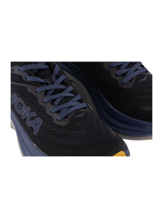 Bondi 8 Herren Sportschuhe Laufen Black - Iron Ore