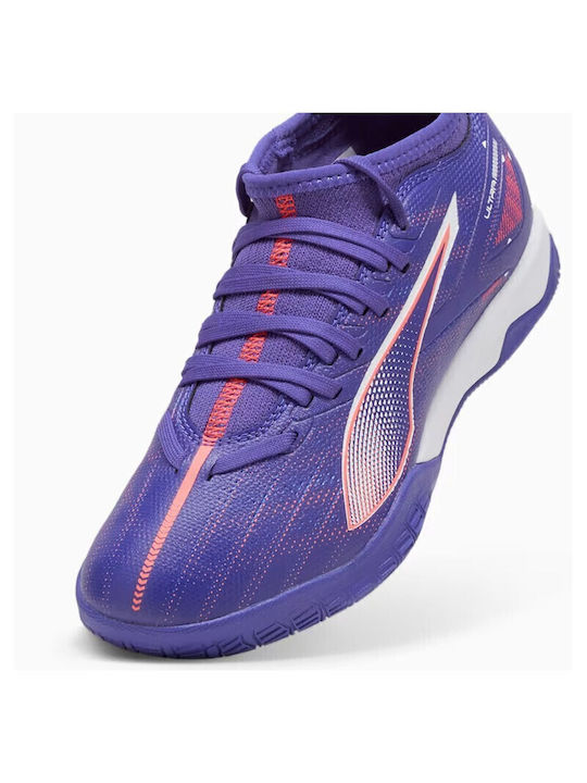 Ultra 5 Match It+ Mid Kids Indoor Soccer Shoes Purple
