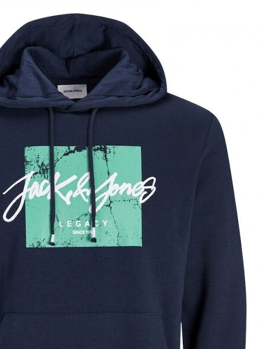 Jack & Jones Sweatshirt with Hood Navy Blazer