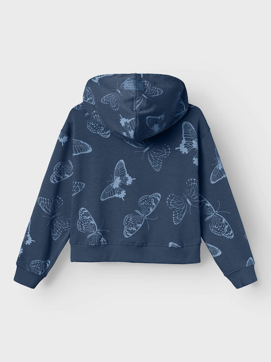 Name It Kids Sweatshirt with Hood Blue