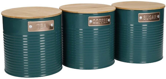 Steel Food Storage Containers 3 Pcs Coffee Tea – Kitchen Craft