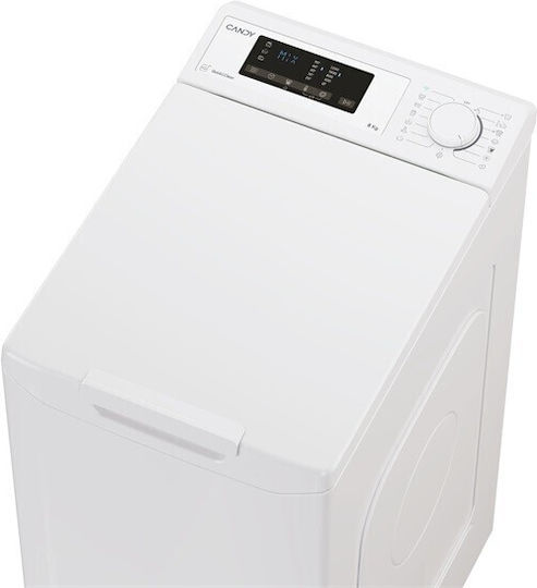 Candy Πλυντήριο Ρούχων Άνω Φόρτωσης 8kg 1200 Στροφών AI Weight Sense TCA283D2-S