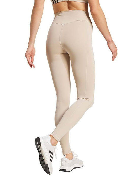 adidas Women's Training Legging High Waisted Beige