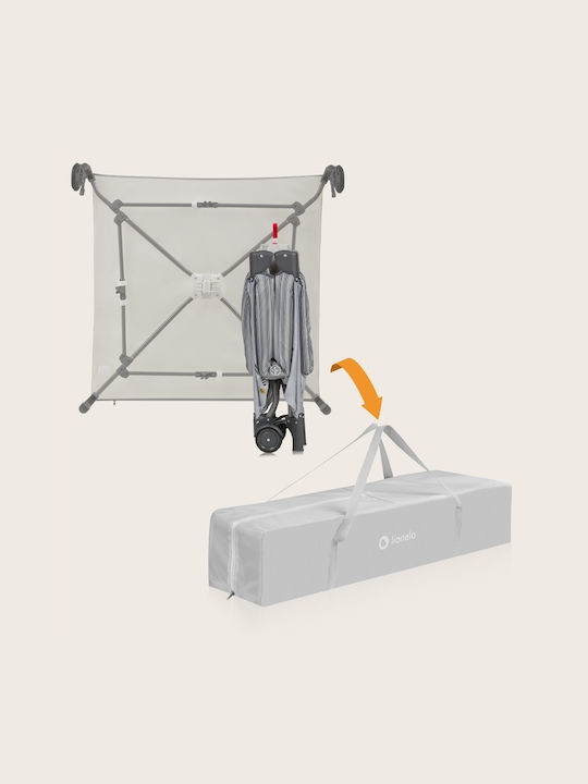 Lionelo Bonnie Playpen with Mattress Beige