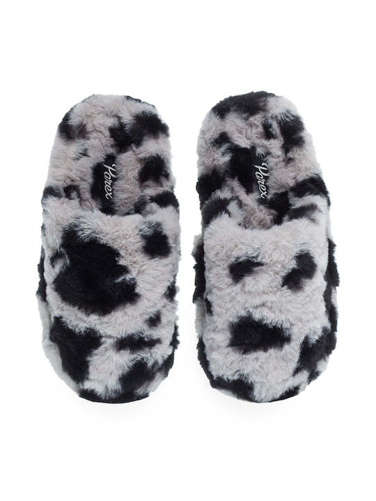 Parex Winter Women's Slippers in Gray color