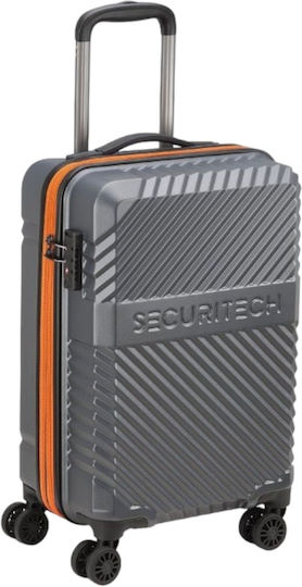 Securitech by Delsey Patrol Голям Куфар Твърд Сив с 4 колела Височина 75.5см.