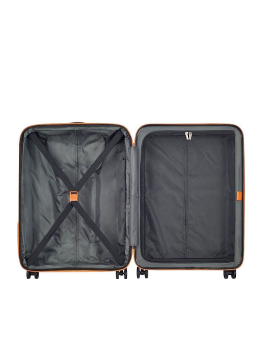 Securitech by Delsey Μεσαία Βαλίτσα Ταξιδίου Σκληρή Patrol Blue με 4 Ρόδες Ύψους 65.5εκ.