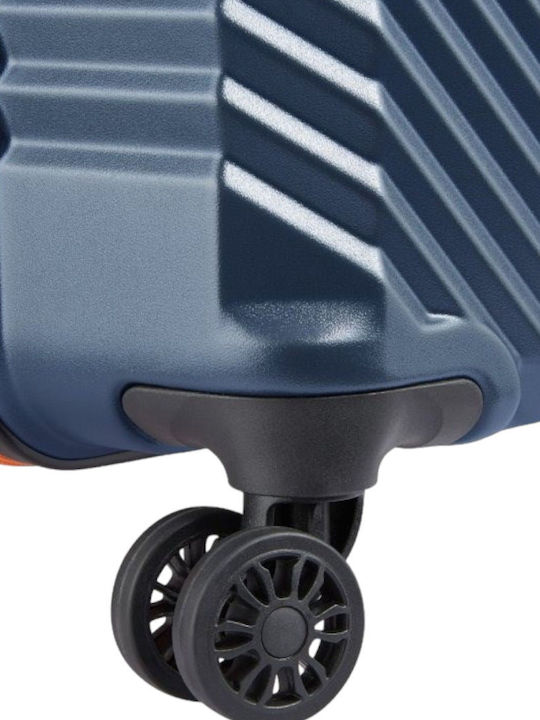 Securitech by Delsey Μεσαία Βαλίτσα Ταξιδίου Σκληρή Patrol Blue με 4 Ρόδες Ύψους 65.5εκ.