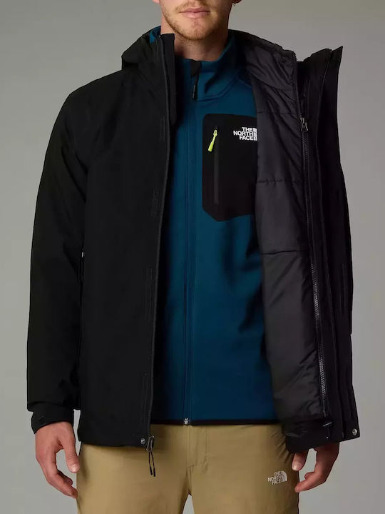 Carto Triclimate Winter Jacket Waterproof and Windproof Tnf Black