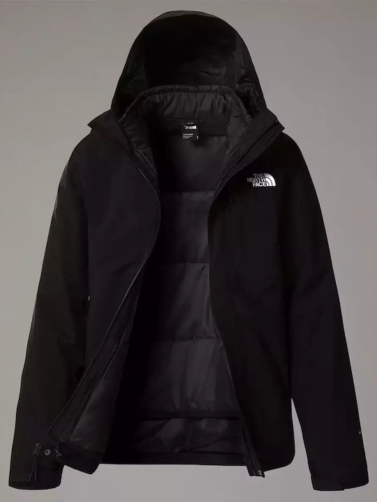 Carto Triclimate Winter Jacket Waterproof and Windproof Tnf Black