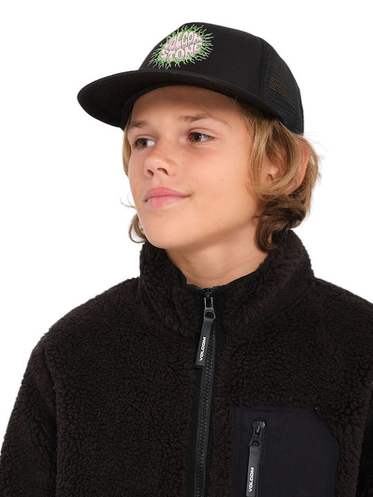 Volcom Παιδικό Καπέλο Jockey Υφασμάτινο Cheese Μαύρο
