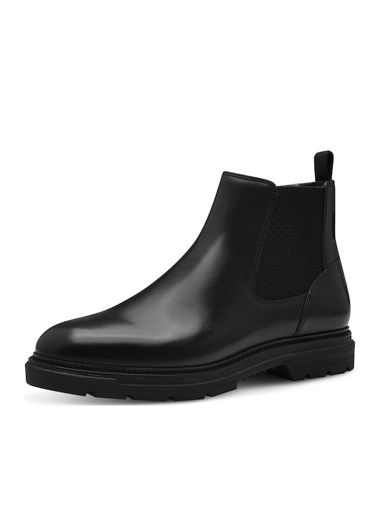 Leather Black Men's Boots Anatomical