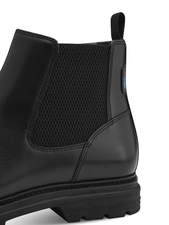 Leather Black Men's Boots Anatomical
