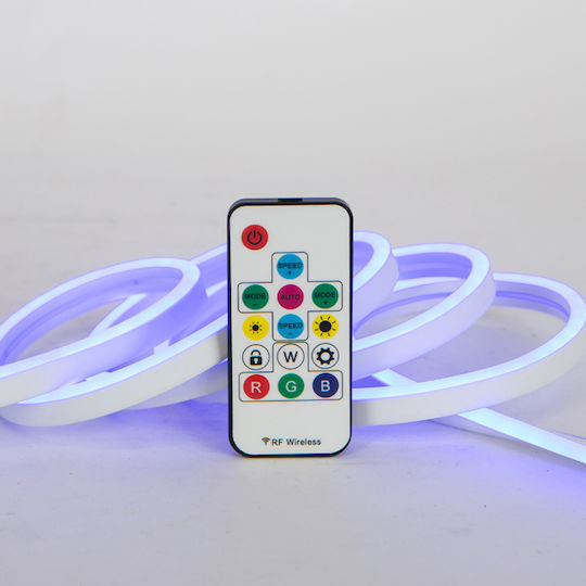 Eurolamp Bandă LED 24V RGB Lumină 5m Neon Flex cu Telecomandă