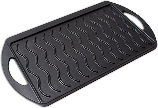 Lunaway Backblech Beidseitig mit Gusseisen Grill Oberfläche 55x30x1.6cm
