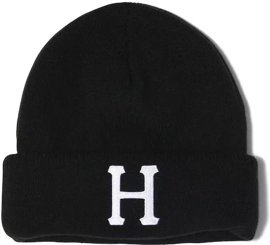 Beanie Unisex Beanie Knitted in Black color