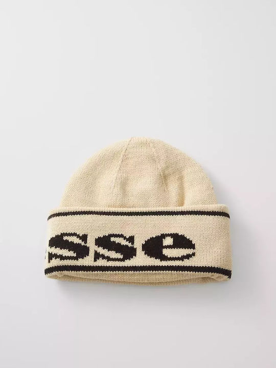 Sartoria Kelski Beanie Beanie Knitted in Beige color