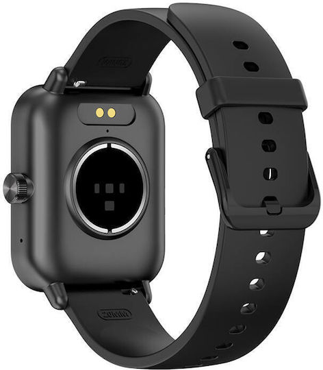 Colmi P81 Smartwatch με Παλμογράφο (Μαύρο)