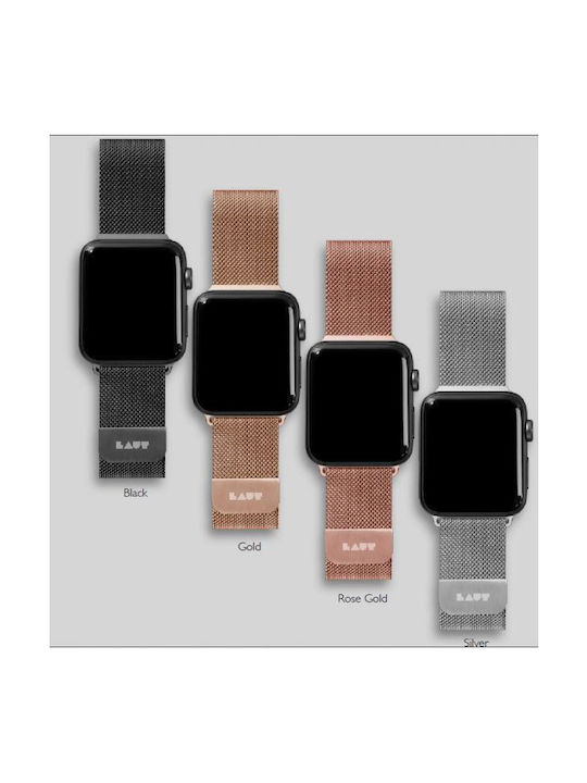 Лента Laut Steel Loop за Apple Watch Series 1-8 SE Ultra 38 40 41 мм Червена