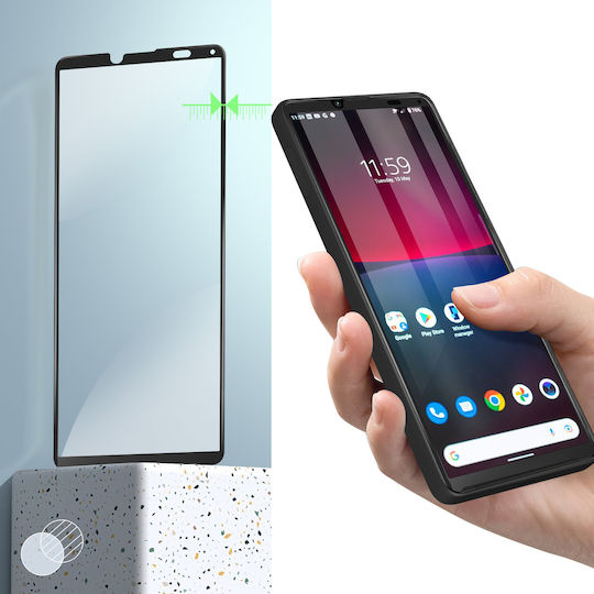 Tempered Glass Screen Protector Sony Xperia 10 Iv 9h Black Contour