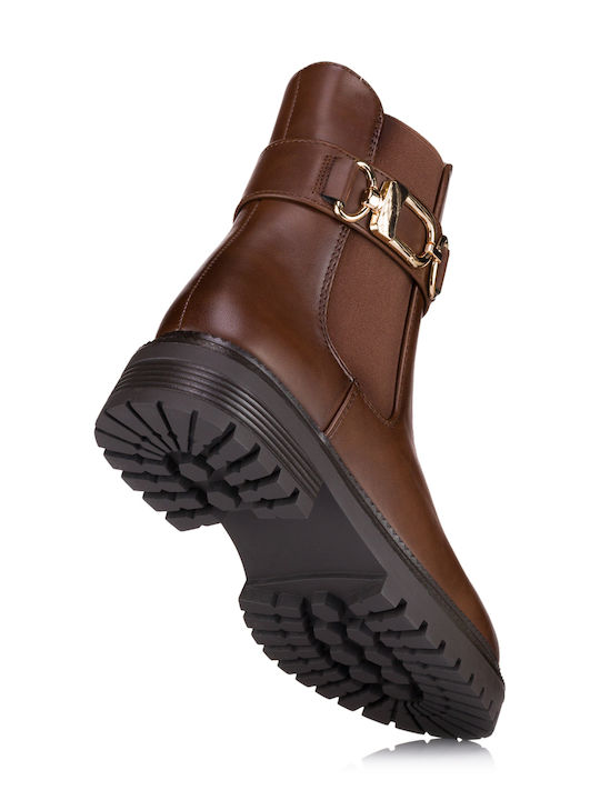 Stiefeletten Damen Braun