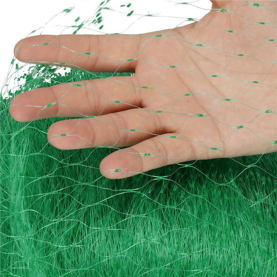 Anti-bird Net 8x20m Made Polyethylene Fixing Pins Green