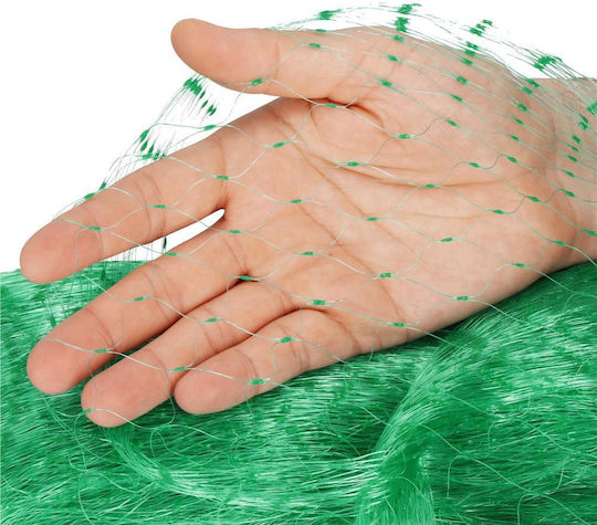 Anti-bird Net 8x20m Made Polyethylene Fixing Pins Green