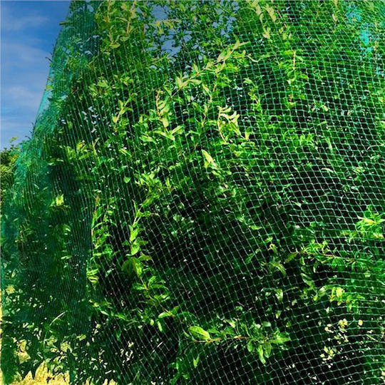 8x14m Green Bird Netting Made Polyethylene Fixing Pins
