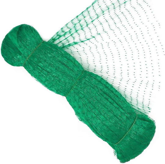 8x14m Green Bird Netting Made Polyethylene Fixing Pins
