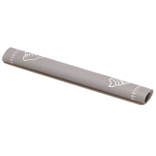 Covoraș pentru frământat aluat din silicon alimentar, rezistent la căldură, 65x45cm, gri