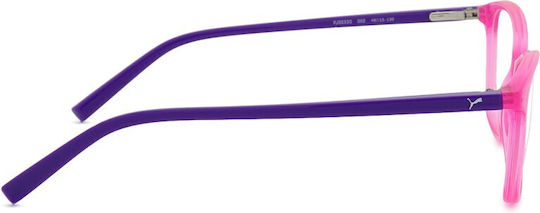 PUMA Children's Plastic Eyeglass Frame Pink PJ0033O 002